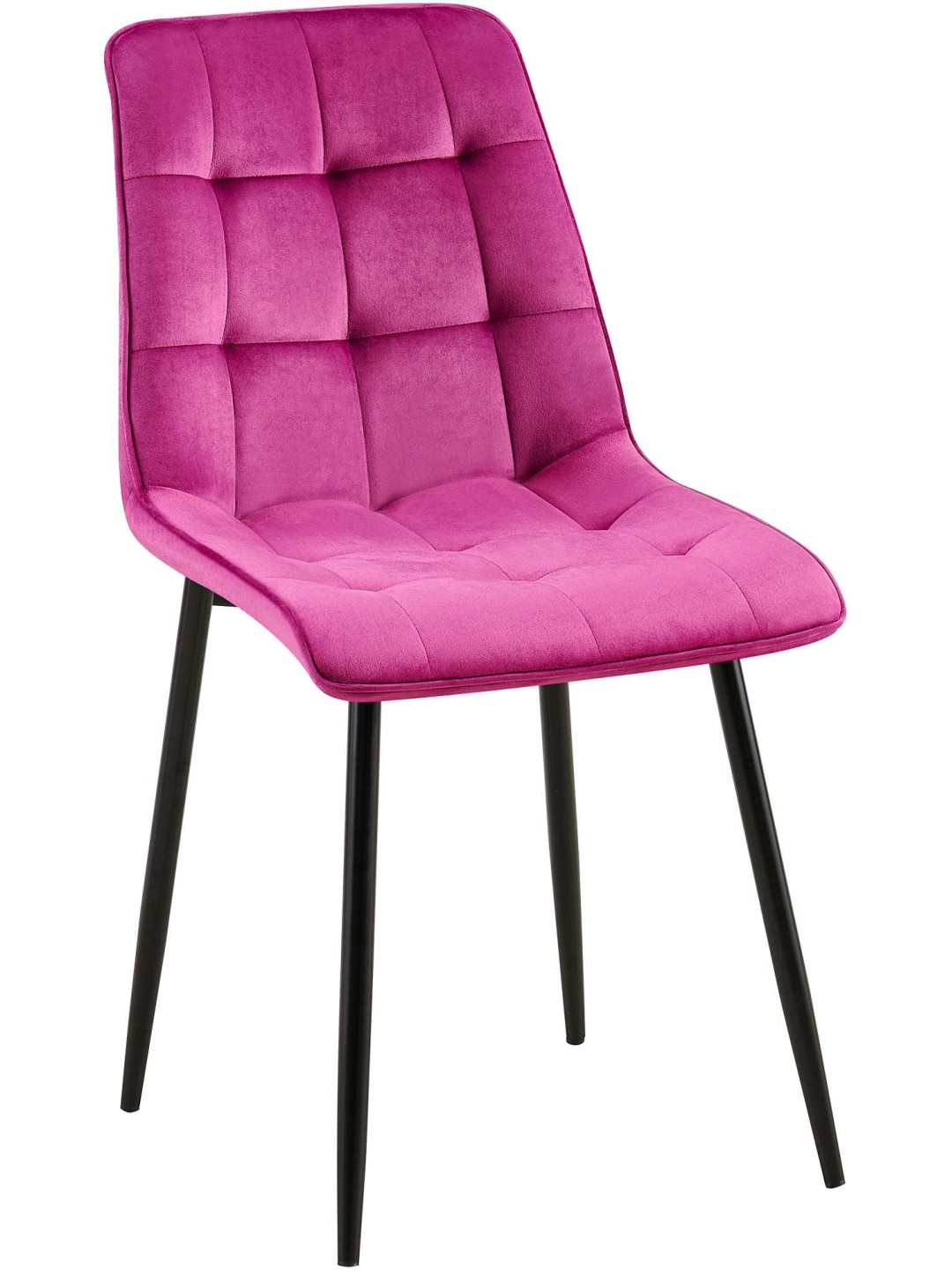 Silla de comedor de terciopelo Gifford, lila