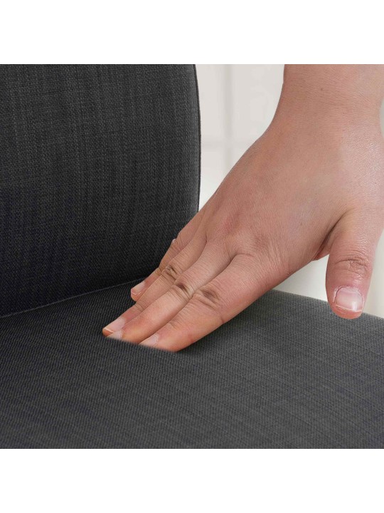 Taburete de bar tela Cádiz, gris oscuro Taburete de bar tela Cádiz, gris oscuro