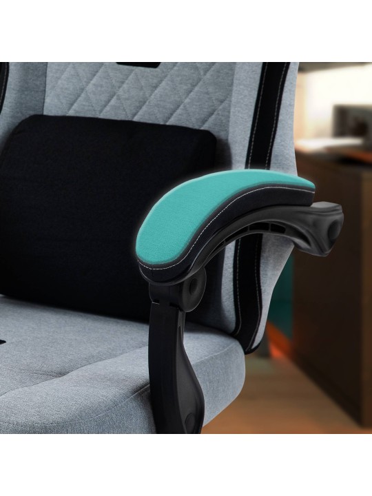 Silla de oficina tela Miltona, gris/negro