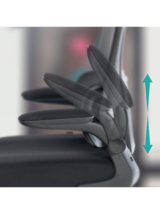 Silla de oficina Overton, negro