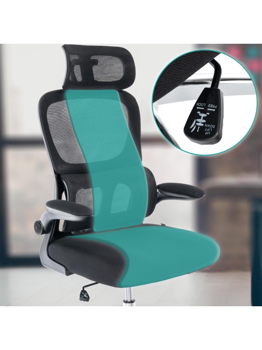 Silla de oficina Overton, negro