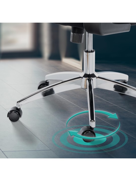 Silla de oficina Overton, negro