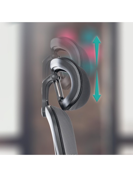 Silla de oficina Overton, negro