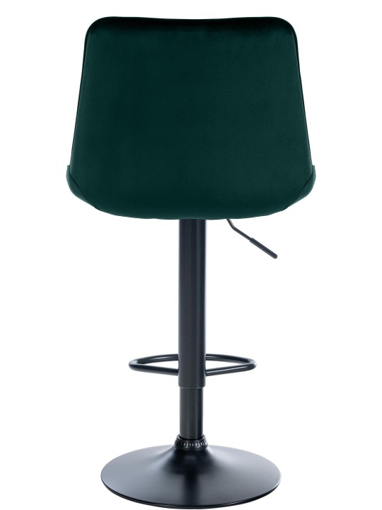 Juego de 2 taburetes de bar Toni terciopelo, verde Juego de 2 taburetes de bar Toni terciopelo, verde