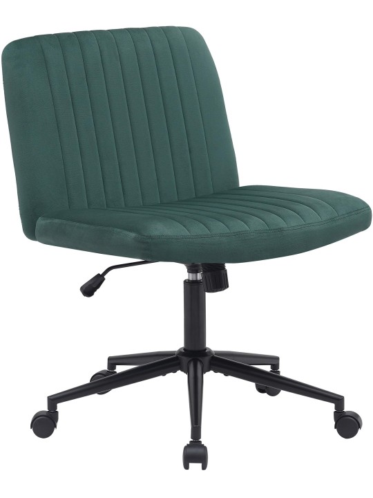 Silla de oficina Kingman terciopelo, verde