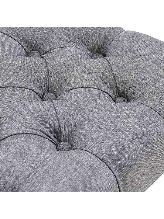 Banco Amun tela B100, gris oscuro