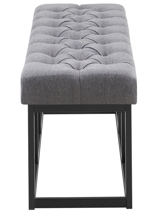 Banco Amun tela B120, gris oscuro