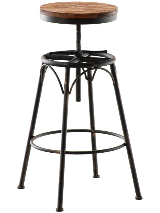 Taburete de bar Viga, bronce