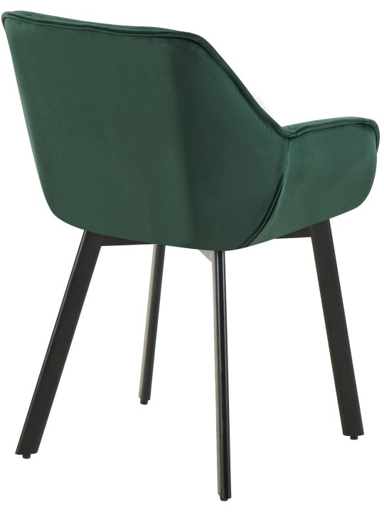 Silla de comedor Antigo terciopelo, verde