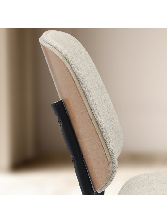 Silla de visita tela Tiffin, natural/crema Silla de visita tela Tiffin, natural/crema