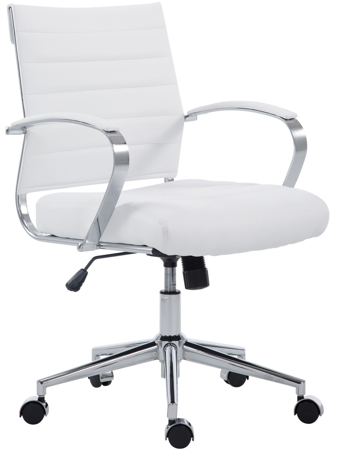 Silla de oficina Oakland polipiel, blanco