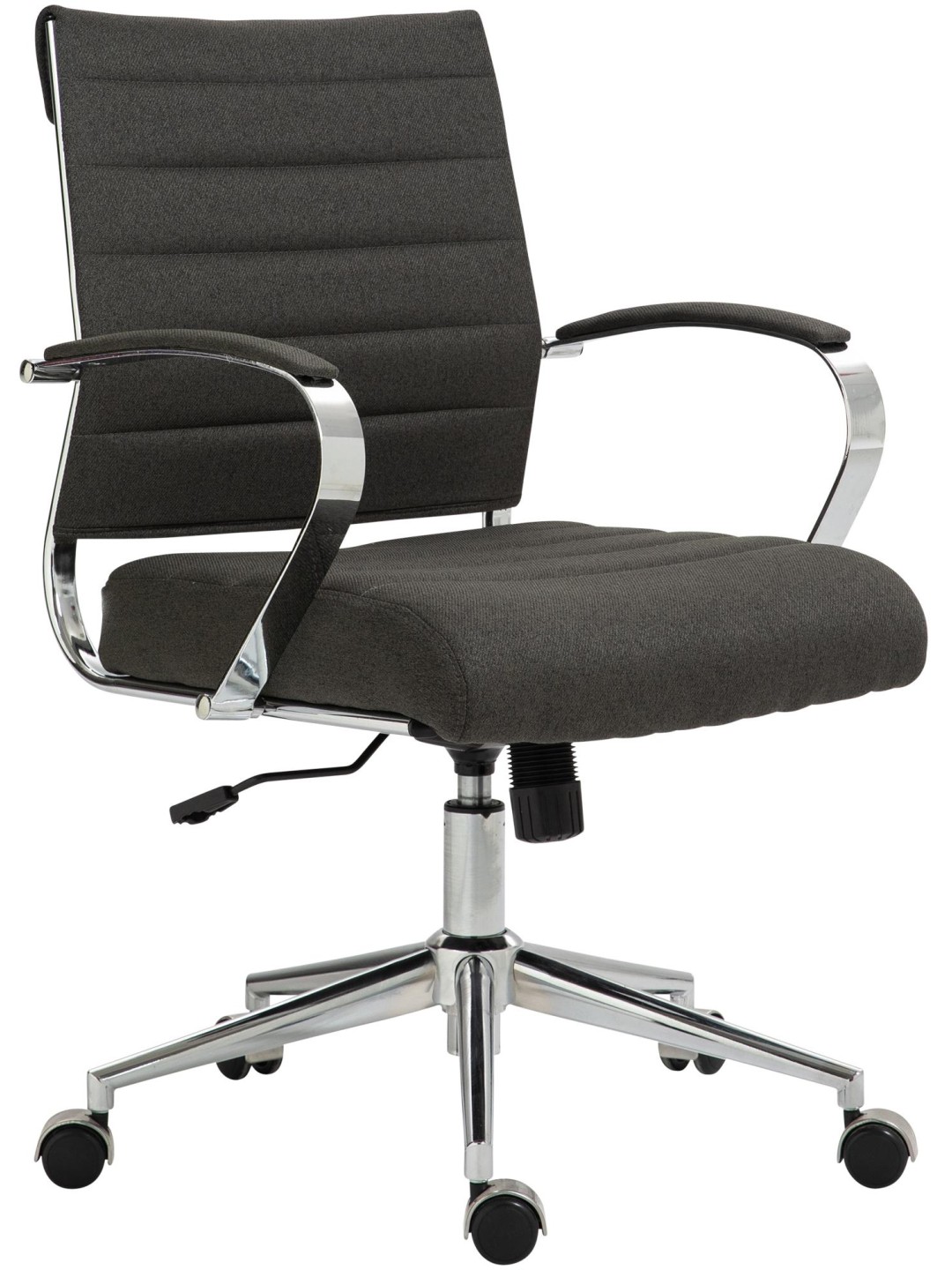 Silla de oficina Oakland tela, gris oscuro