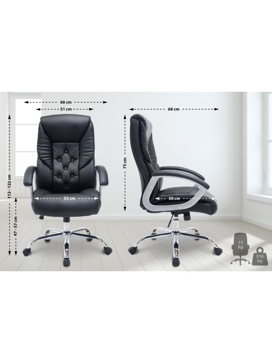 Silla de oficina BIG Rodeo, negro Silla de oficina BIG Rodeo, negro