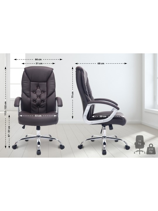 Silla de oficina BIG Rodeo, marrón