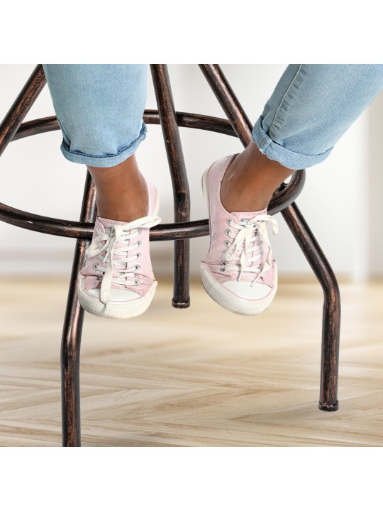 Taburete de bar Hanam, bronce