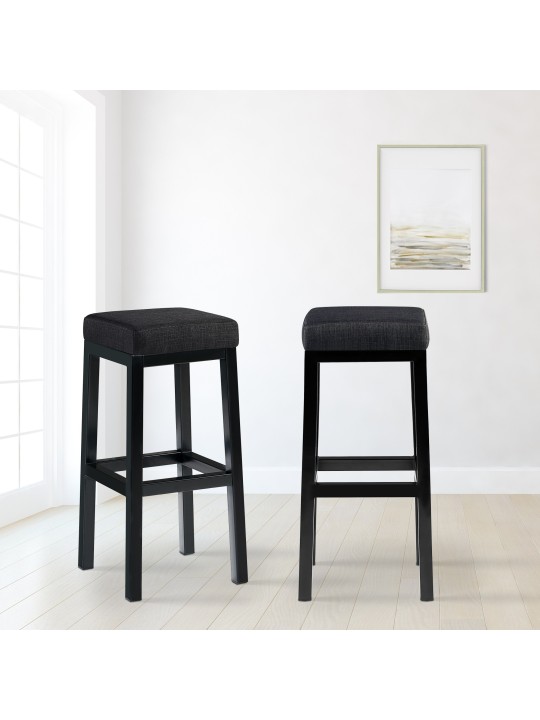 Taburete de bar Taylor B85 tela, gris oscuro Taburete de bar Taylor B85 tela, gris oscuro