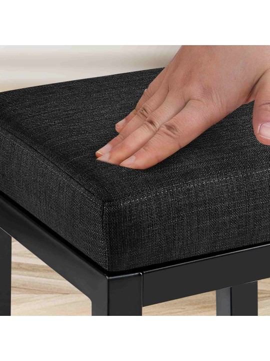 Taburete de bar Taylor B85 tela, gris oscuro Taburete de bar Taylor B85 tela, gris oscuro