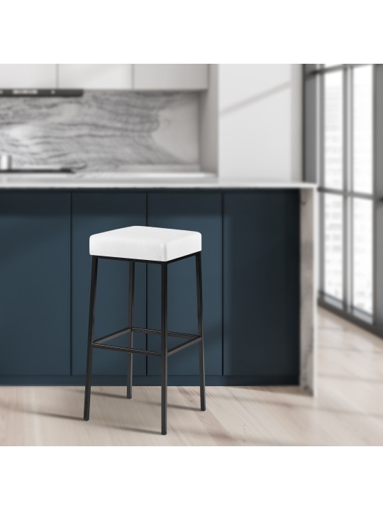 Taburete de bar Montreal B85, blanco