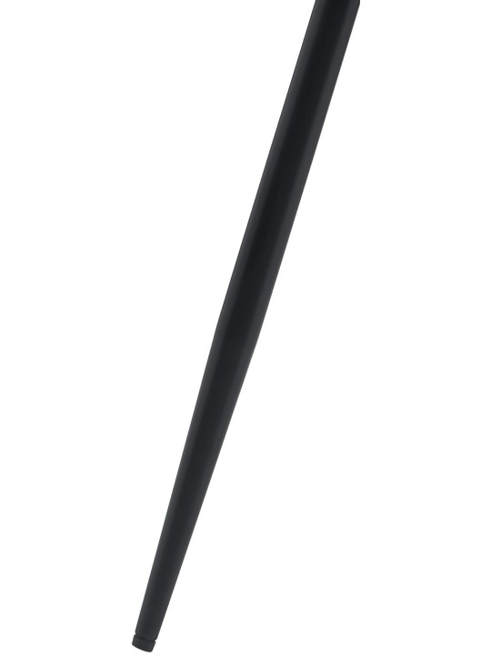 Silla de visita Enid símil piel, nogal/negro