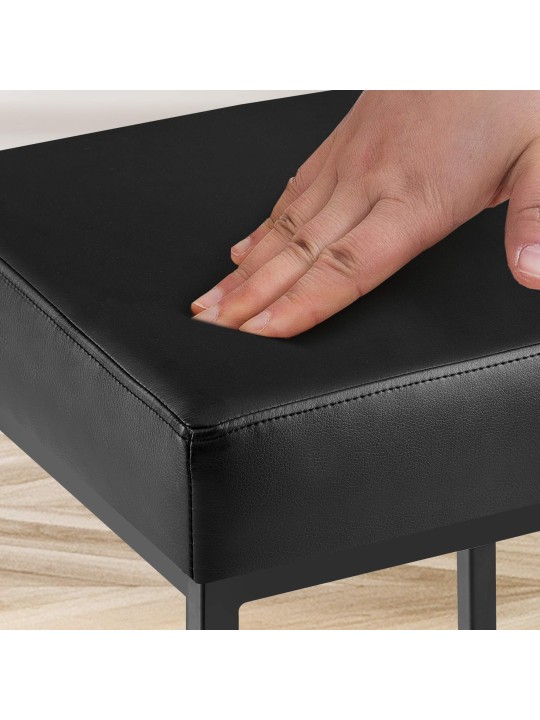 Taburete de bar Montreal B80, negro