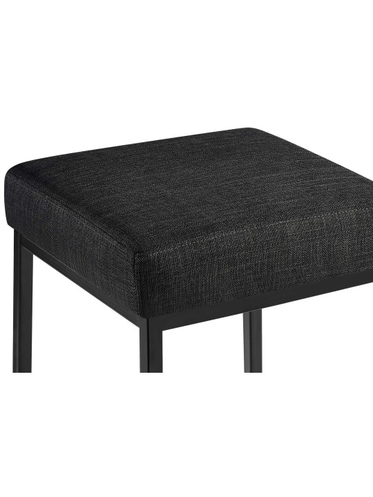 Taburete de bar Montreal B80 tela, gris oscuro