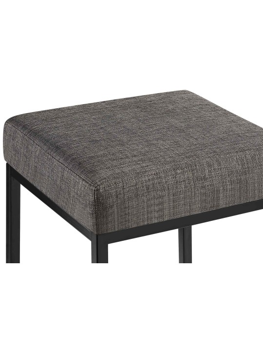 Taburete de bar Montreal B80 tela, gris