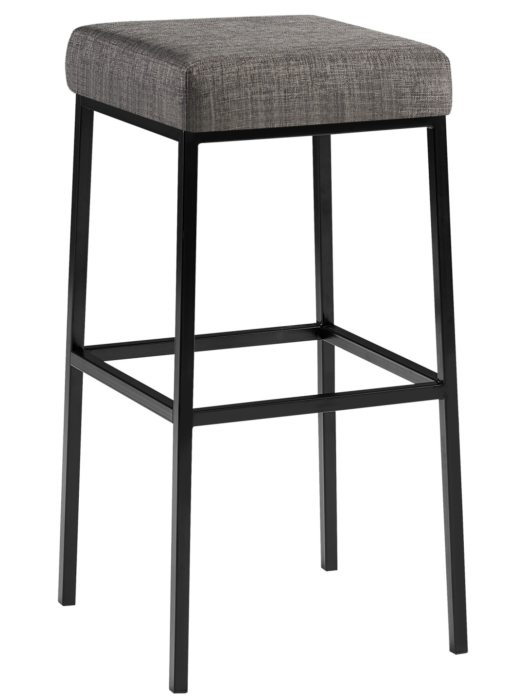 Taburete de bar Montreal B80 tela, gris