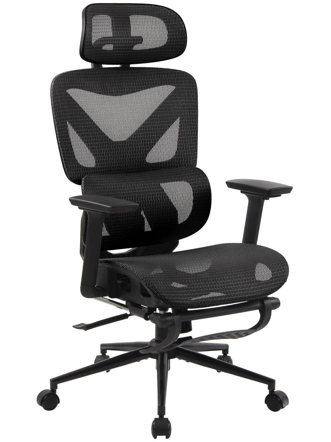 Silla de oficina Reston, negro/negro