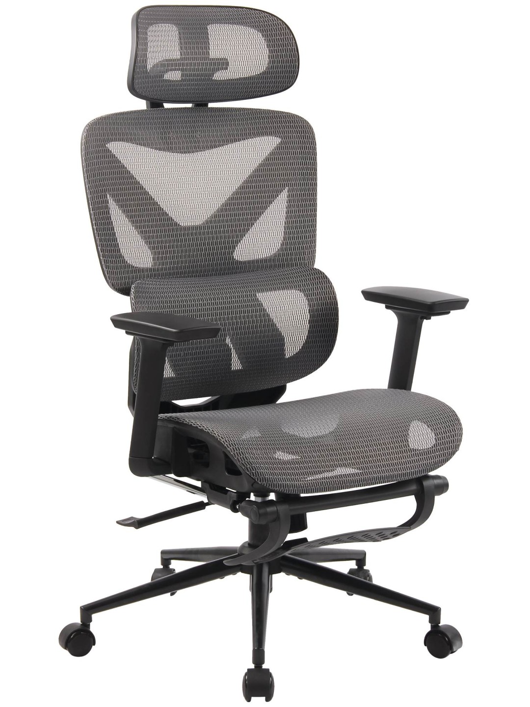 Silla de oficina Reston, negro/gris