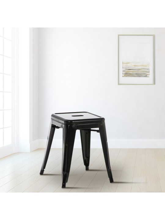 Taburete Armin, negro