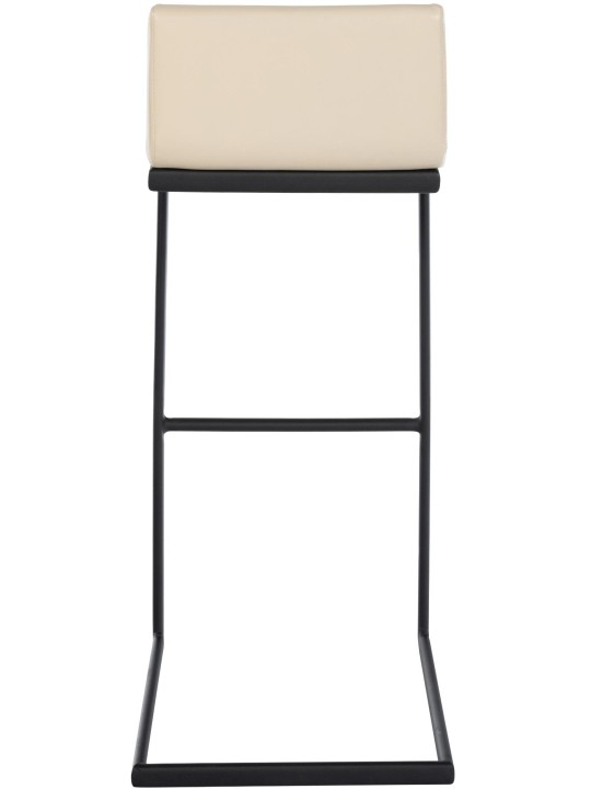 Taburete de bar Newport piel sintética B, crema