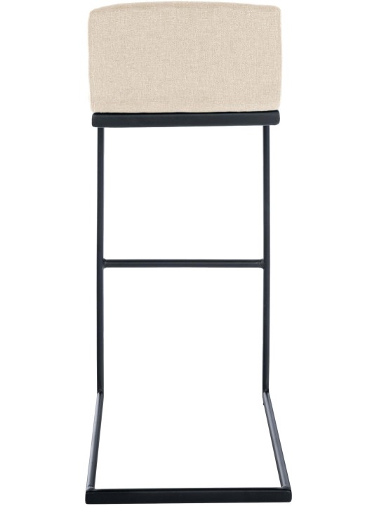 Taburete de bar Newport tela B, crema