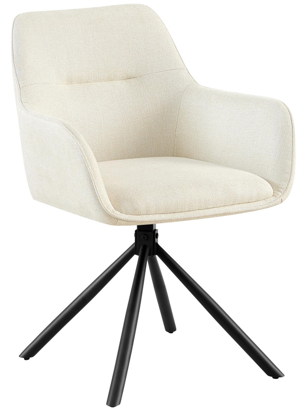 Silla Tipton tela, crema