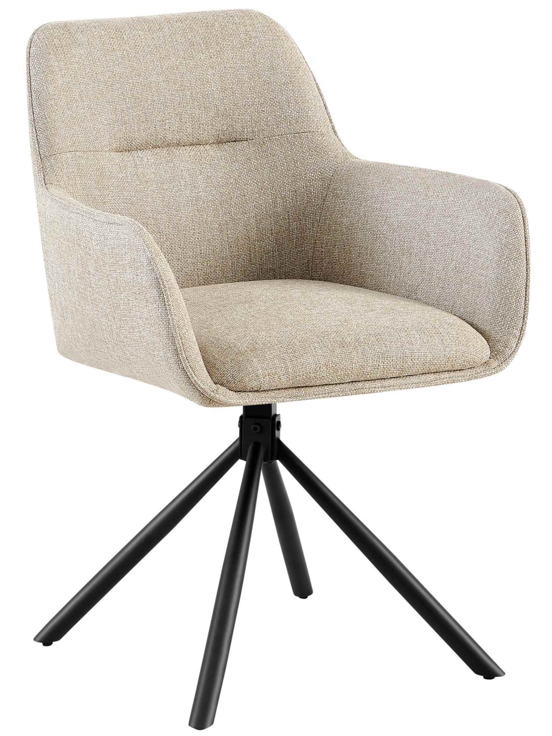 Silla Tipton tela, taupe