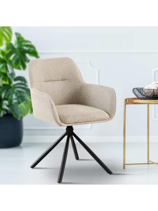 Silla Tipton tela, taupe Silla Tipton tela, taupe