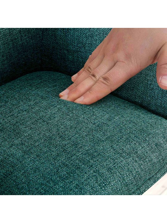 Silla Tipton tela, verde oscuro Silla Tipton tela, verde oscuro