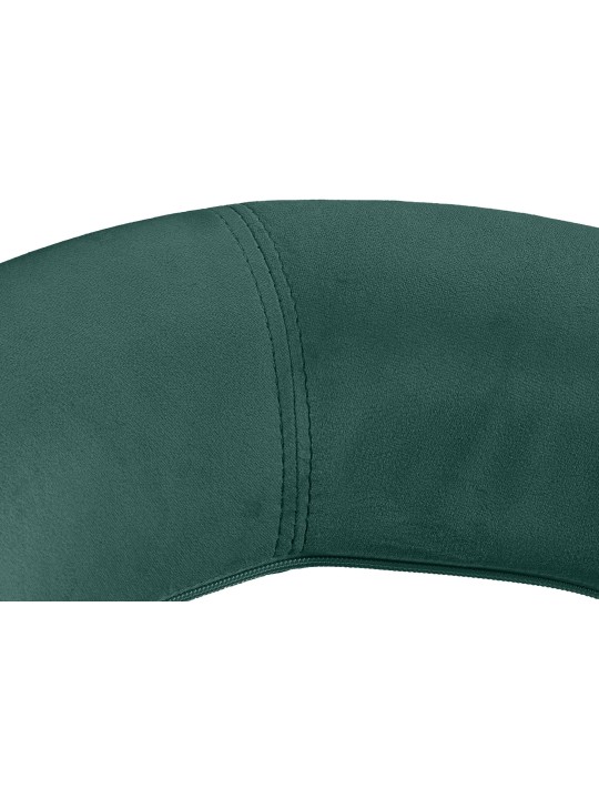 Taburete de trabajo Olinda terciopelo, verde