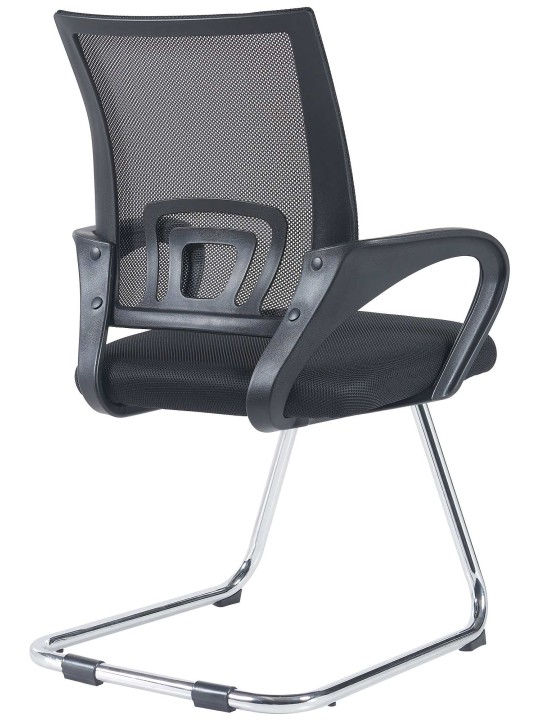 Juego de 2 sillas de visita Eureka, negro