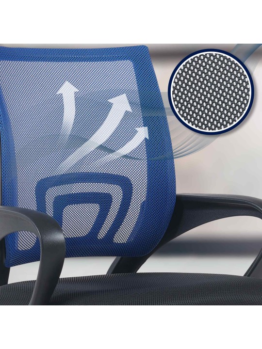 Silla de oficina Genius, azul Silla de oficina Genius, azul