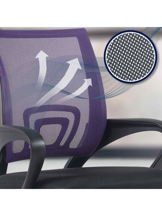 Silla de oficina genio, lila Silla de oficina genio, lila