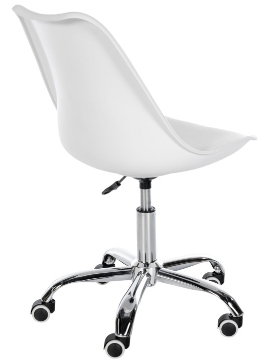 Taburete de trabajo Laflin, blanco Taburete de trabajo Laflin, blanco