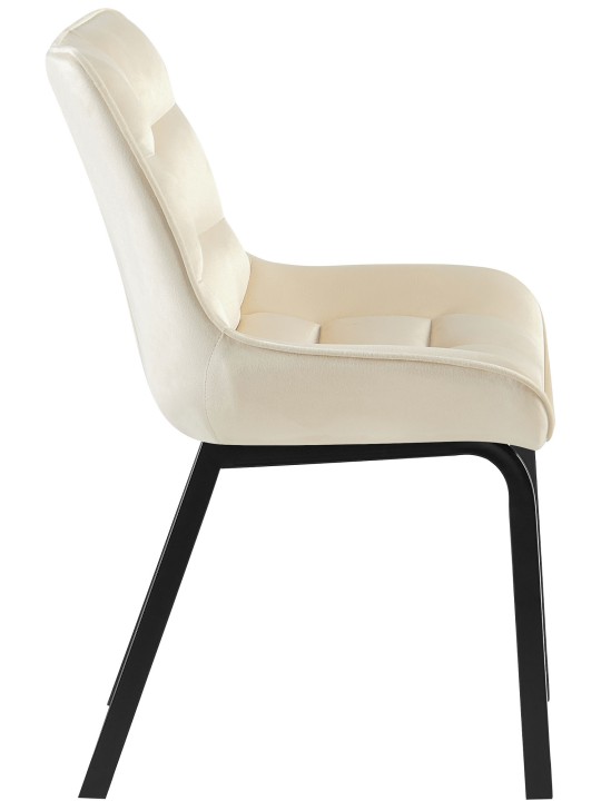 Silla Saranda terciopelo, crema Silla Saranda terciopelo, crema