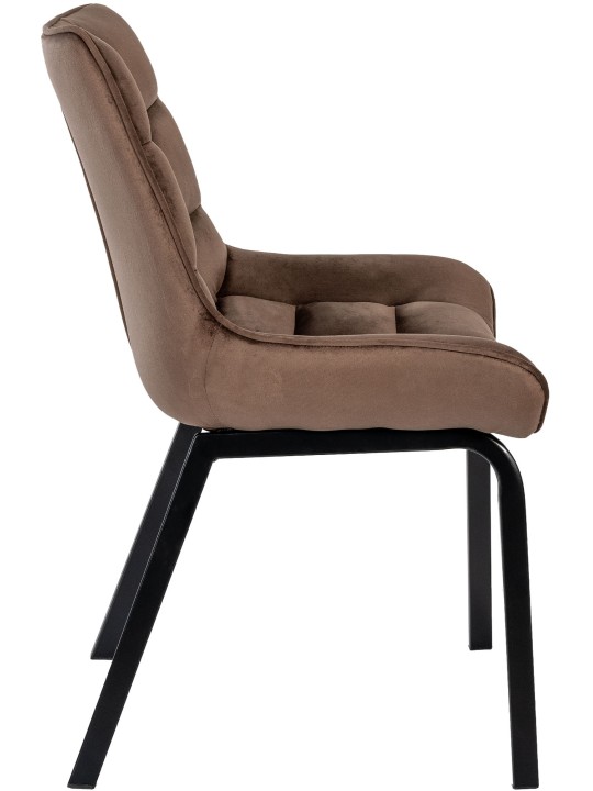 Silla Saranda terciopelo, marrón Silla Saranda terciopelo, marrón