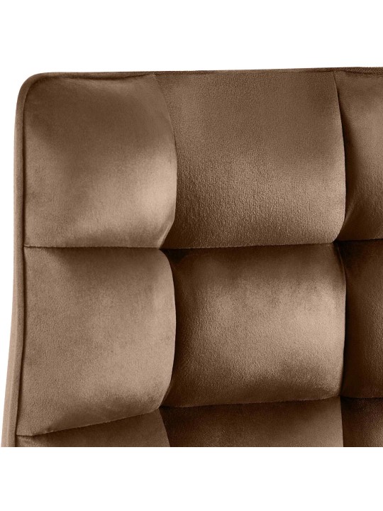 Silla Saranda terciopelo, marrón Silla Saranda terciopelo, marrón