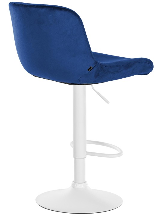 Taburete de bar Solon terciopelo, azul