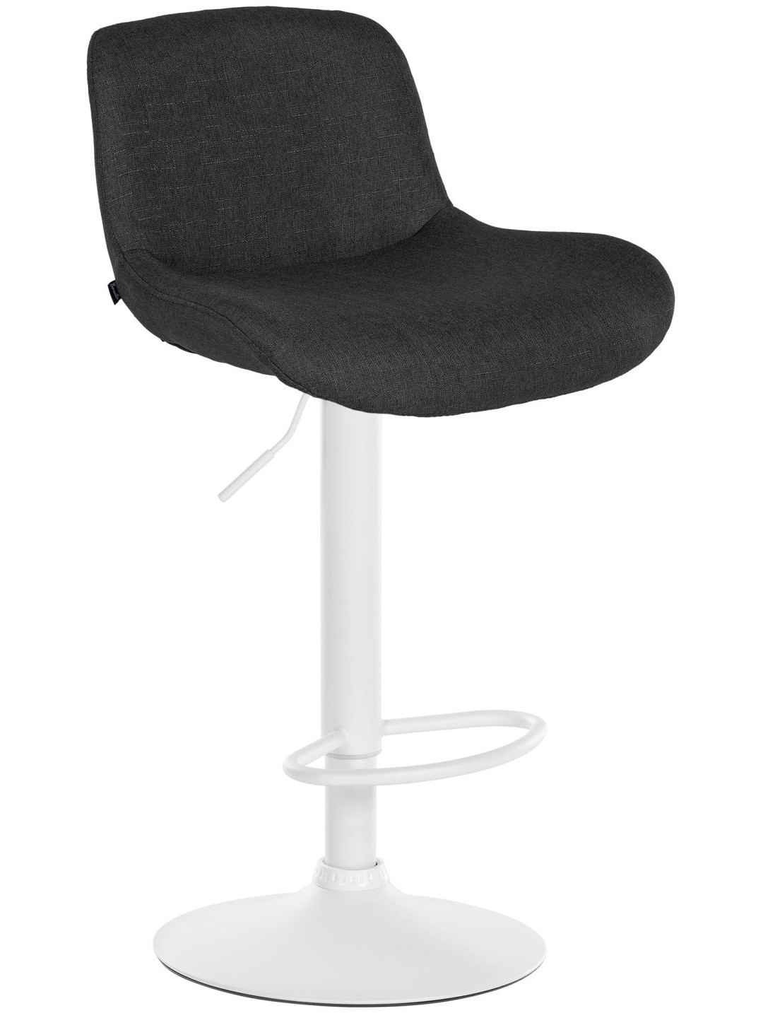 Taburete de bar Solon terciopelo, negro