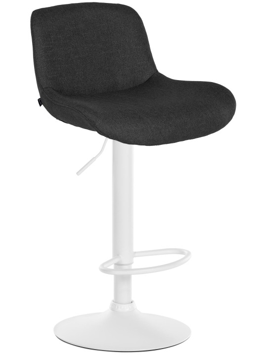 Taburete de bar Solon terciopelo, negro