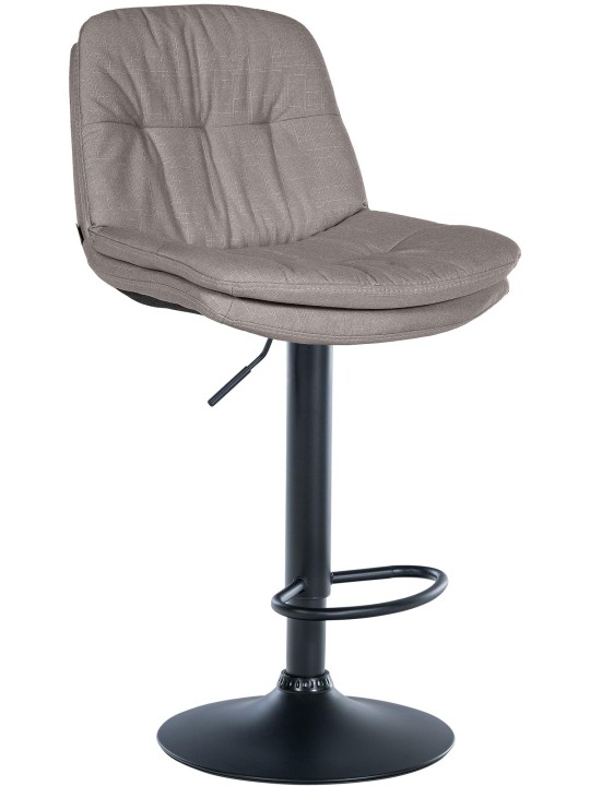 Taburete de bar Tela Laurel, gris Taburete de bar Tela Laurel, gris