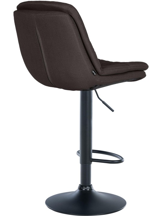 Taburete de bar Tela Laurel, gris oscuro Taburete de bar Tela Laurel, gris oscuro