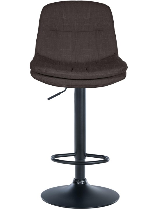 Taburete de bar Tela Laurel, gris oscuro Taburete de bar Tela Laurel, gris oscuro